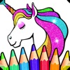 Rainbow Glitter Coloring Book icon