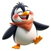 Giggling Penguin Stickers icon