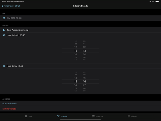 Light of Work -  Working Hours iPad screenshot