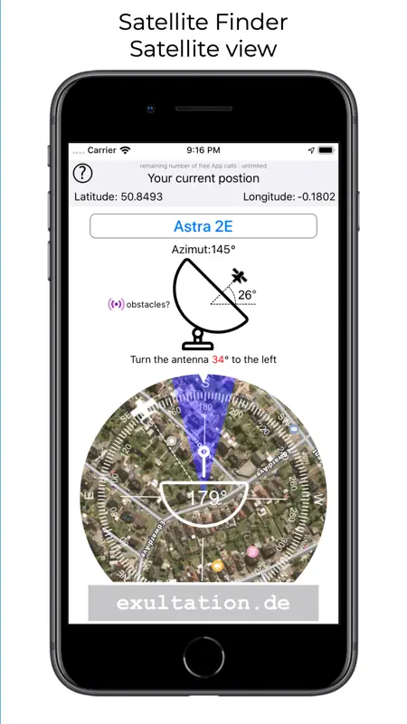 Satellite Finder (Pro) screenshot 1 of 4
