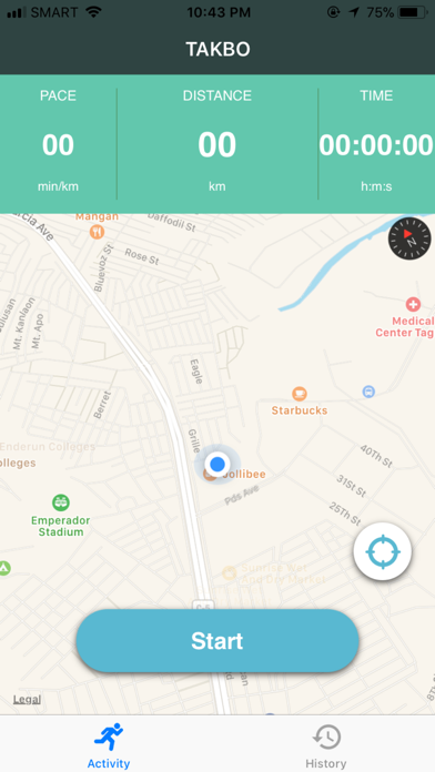 Takbo app screenshot 2