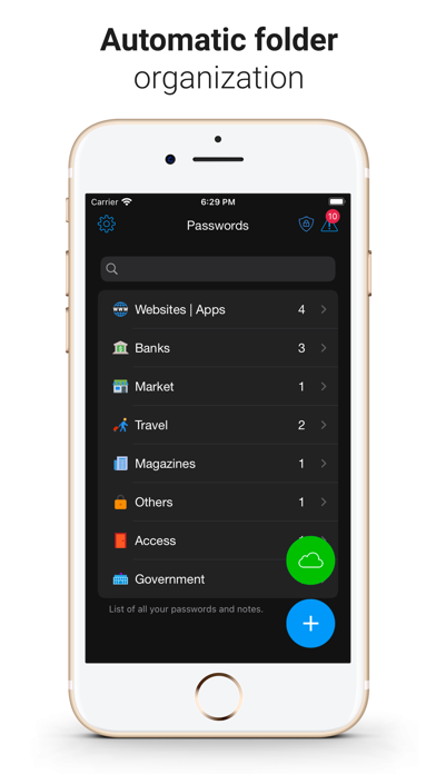 iSenhas - Password Manager Screenshot