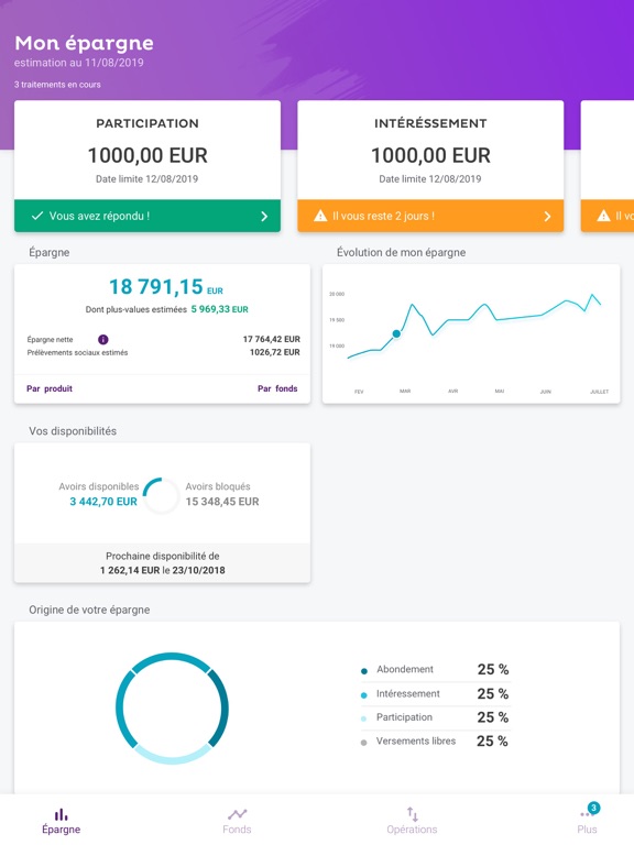 My Savings iPad screenshot 5 - Finance app