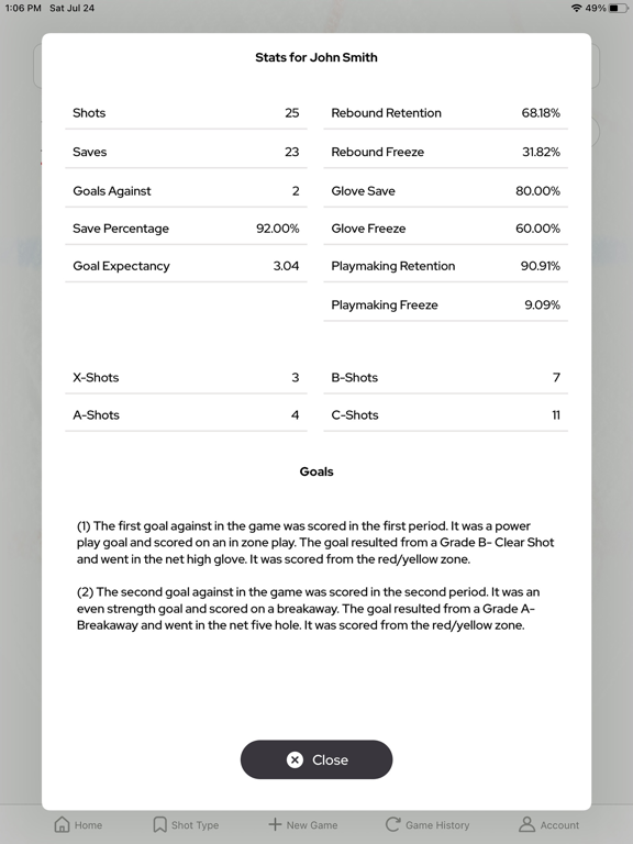 SIG Game Day iPad screenshot 9 - Sports app