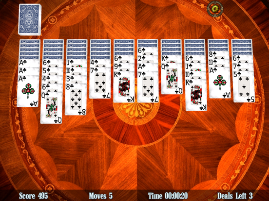 Solitaire Superstars iPad screenshot