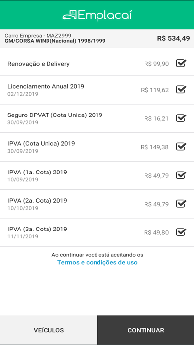 Emplacaí Screenshot