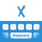 Using xKeyboard, you can create a custom keyboard that includes layout, keys, symbols, and Unicode