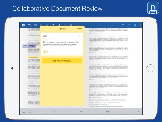 Notate PDF for Citrix iPad screenshot 7 - Business app