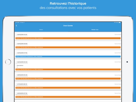 Screenshot #6 pour Doctoranytime Agenda Belgium