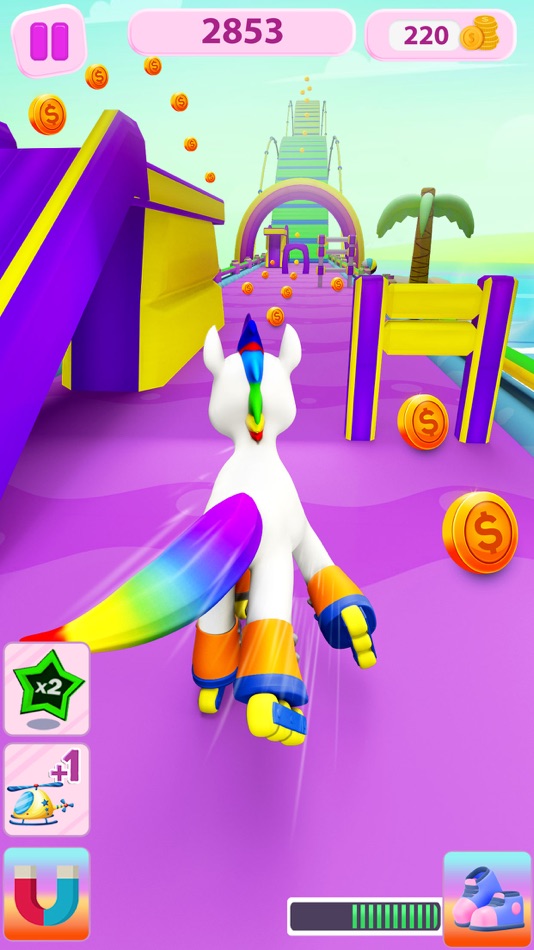 #2. Unicorn Kingdom: Running Game (iOS) 由: Mini Sports