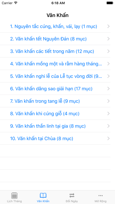 A Lịch Việt -NoAds LichVanNien iPhone screenshot 2 - Productivity app
