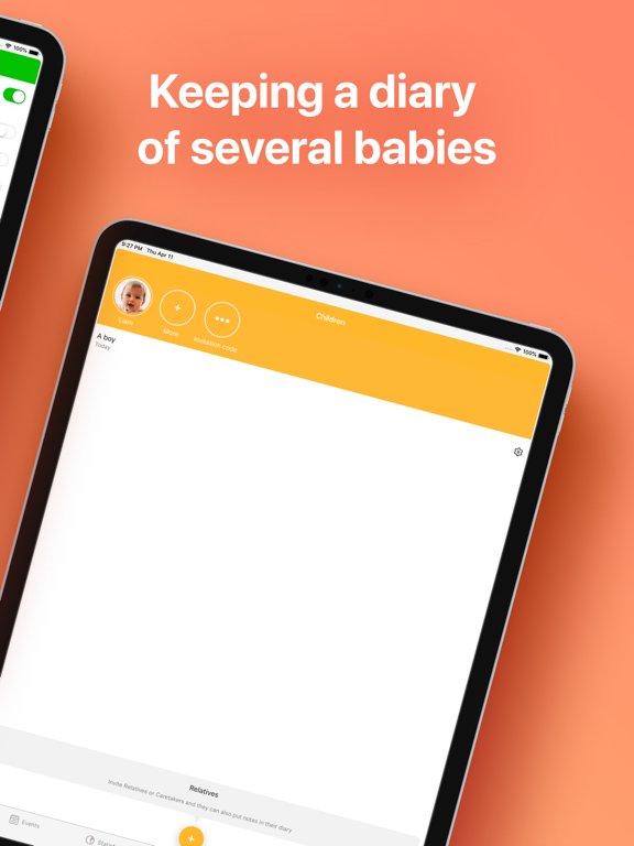 Baby Tracker・Breastfeeding Log iPad screenshot 7 - Medical app