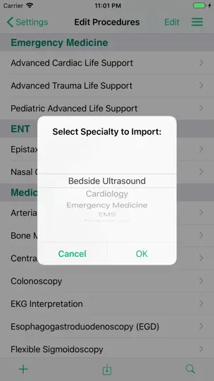 Procedure Log iPhone Screenshot 4