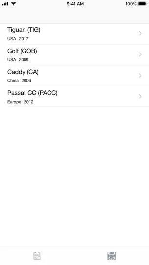 Screenshot von Autoteile Für Volkswagen auf dem iPhone 9