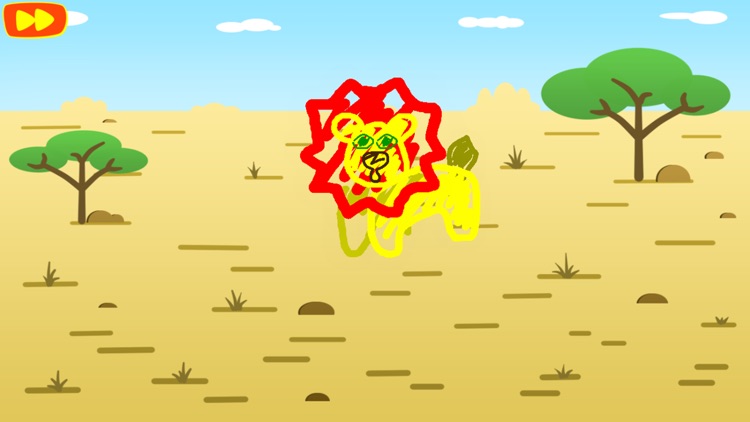 Finger painting by steps