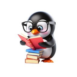 Reading Penguin Stickers