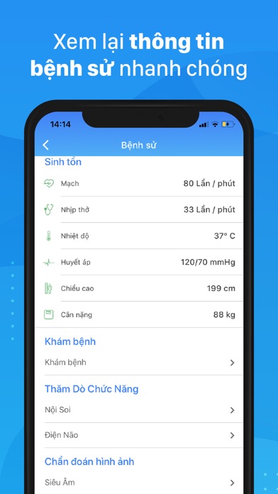 SMedic365 @Đặt hẹn Xem kết quả Screenshot