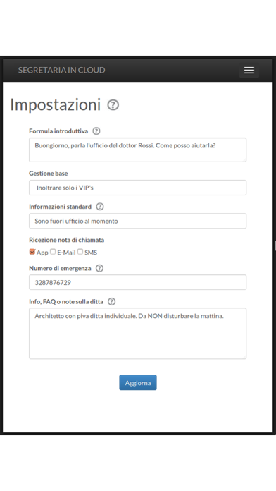 SegretariaInCloud Screenshot