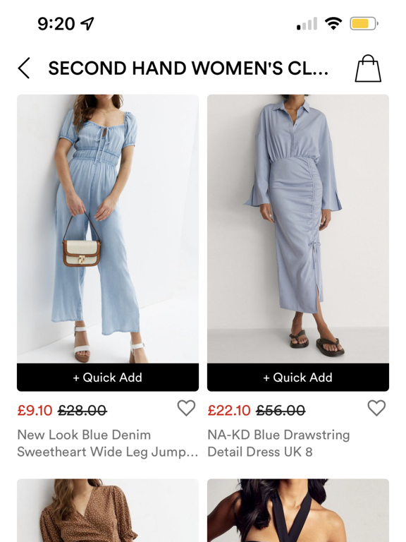 Reliked iPad screenshot 4 - Shopping app