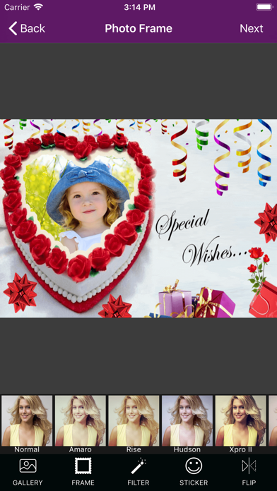 Screenshot #3 pour Birthday Photo Editor & Frame
