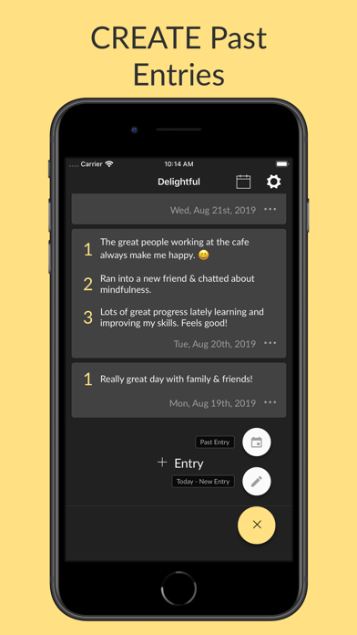 Screenshot #3 pour Delightful: Gratitude Journal