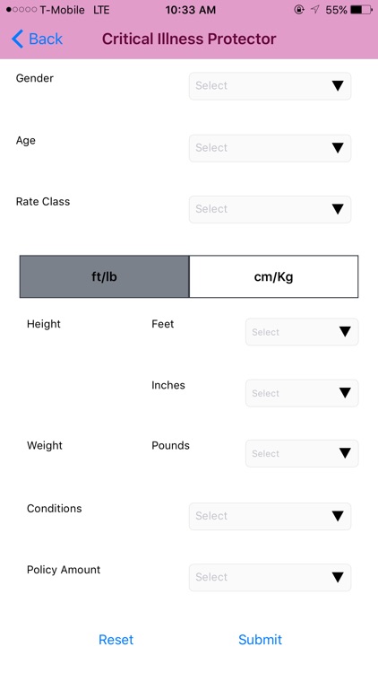 Combined Canada Rates