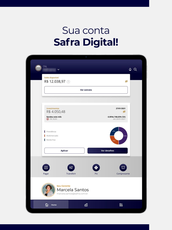 Screenshot #4 pour Safra: Conta e Investimentos