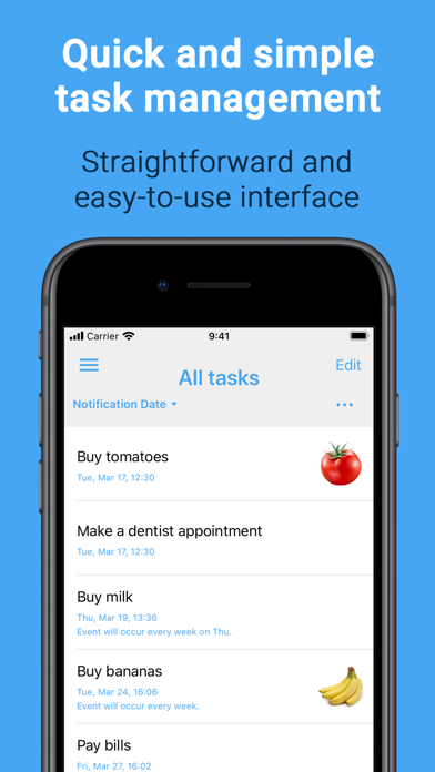 Screenshot #2 pour Reminders 3 - To Do & Planner
