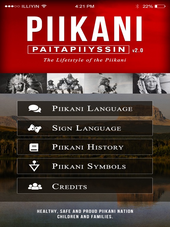 Piikani Paitapiiyssin iPad screenshot 2 - Education app