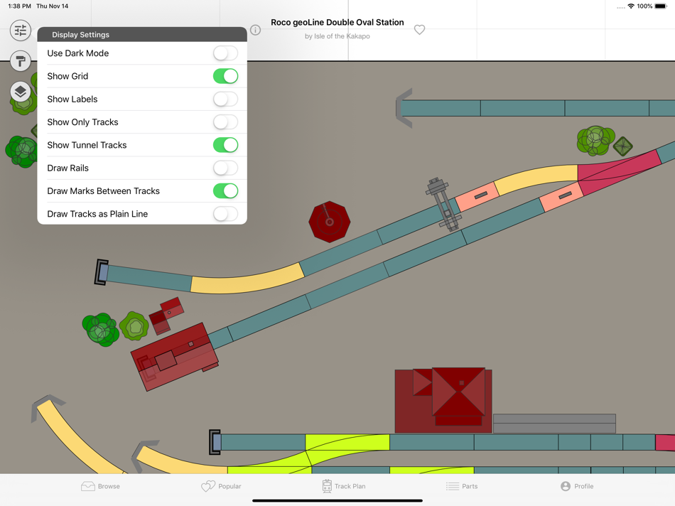 #5. Train Layouts (iOS) Ved: Jan P. Barnholt