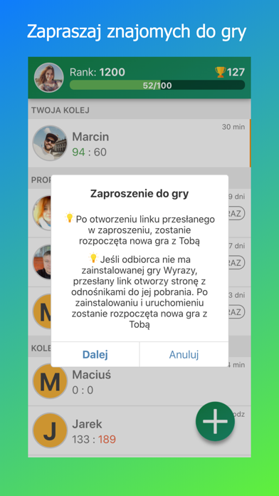 Screenshot #3 pour Wyrazy: polska gra słowna