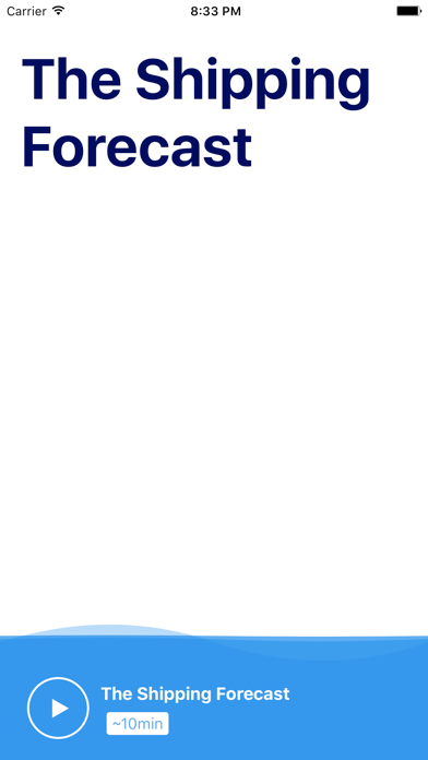 Screenshot #1 pour Shipping Forecast Mindfulness