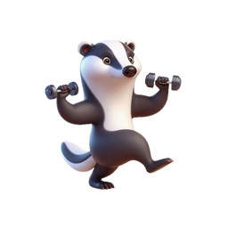 Badger Workout Stickers