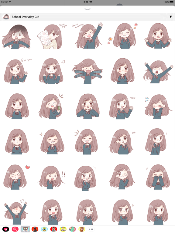 School Stickers • iPad screenshot 3 - Stickers app