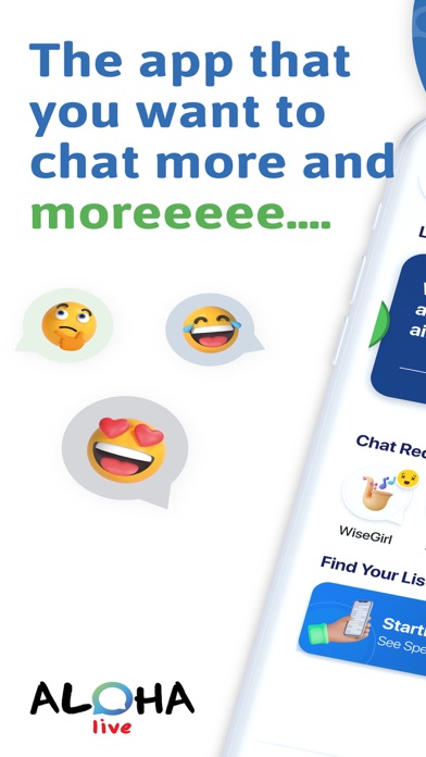 Screenshot #1 pour Anonymous Chat - Aloha Live