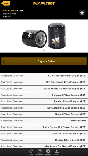 Wix Filters Mobile Catalog screenshot 4