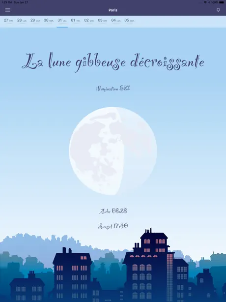 Phases Lunaires - Calendrier