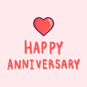 Anniversary Stickers - Wishes