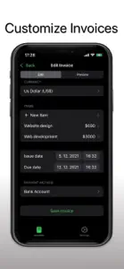 InvCreate - Easy Invoice Maker screenshot #2 for iPhone