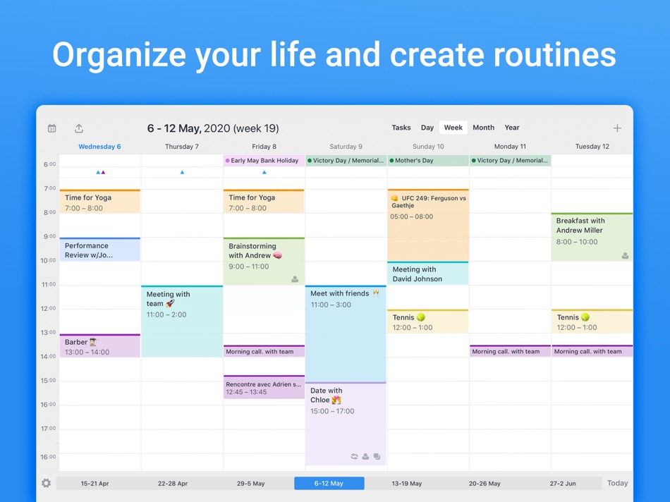 #2. Calendars: Schedule Planner (iOS) Av: Readdle Technologies Limited