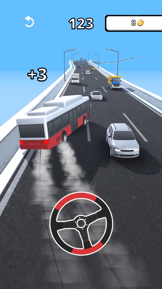 #2. Double drift (iOS) 由: Voodoo