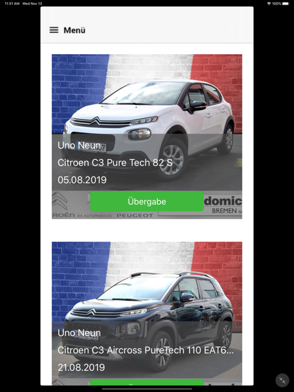Screenshot #5 pour ViveLaCar Partner-App