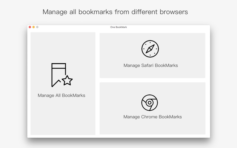 One Bookmark Screenshot