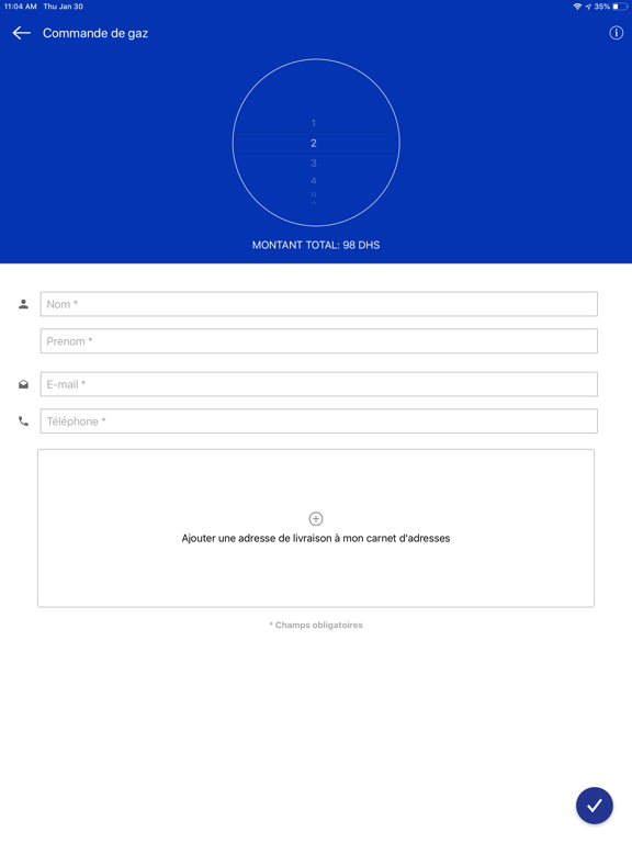 Club TotalEnergies Maroc iPad screenshot 6 - Utilities app