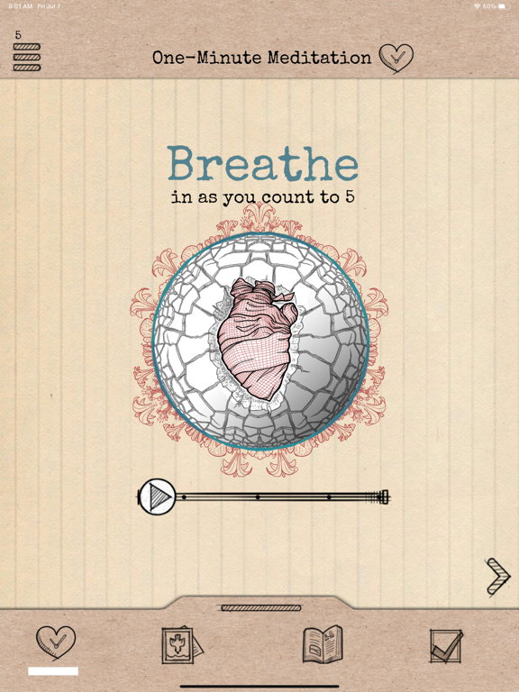 Creature Habits iPad screenshot 1 - Lifestyle app