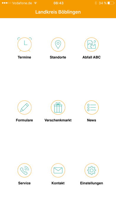 Abfall-App BB Screenshot