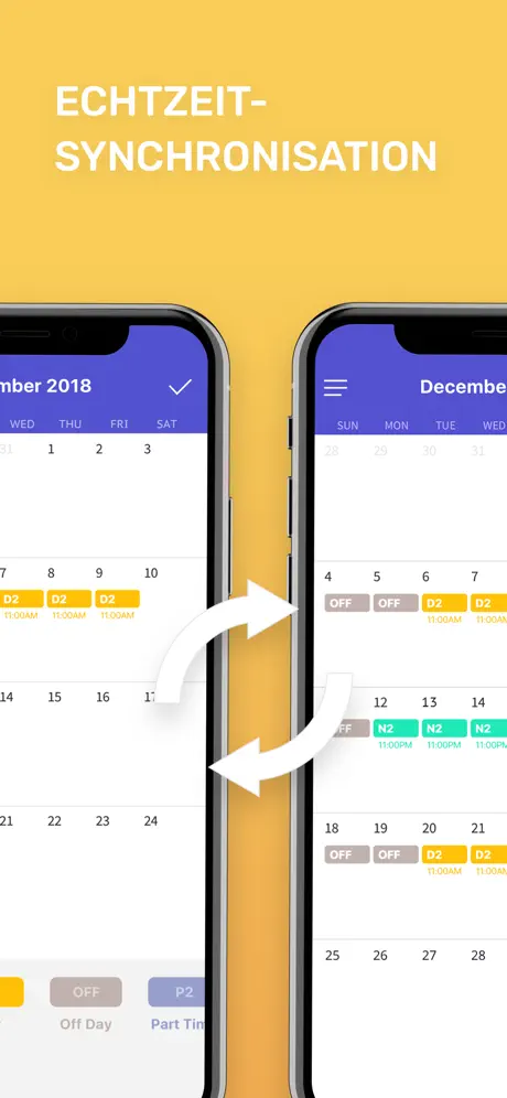 Spoke: Dienstplan kalender