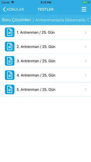 Antrenman Mobil screenshot 4