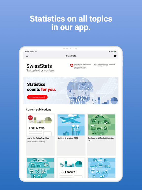 Screenshot #4 pour SwissStats