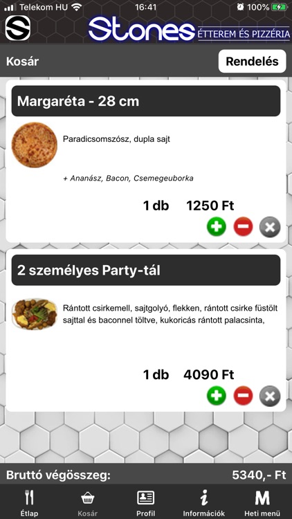 Stones Étterem és Pizzéria